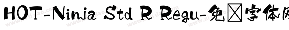 HOT-Ninja Std R Regu字体转换